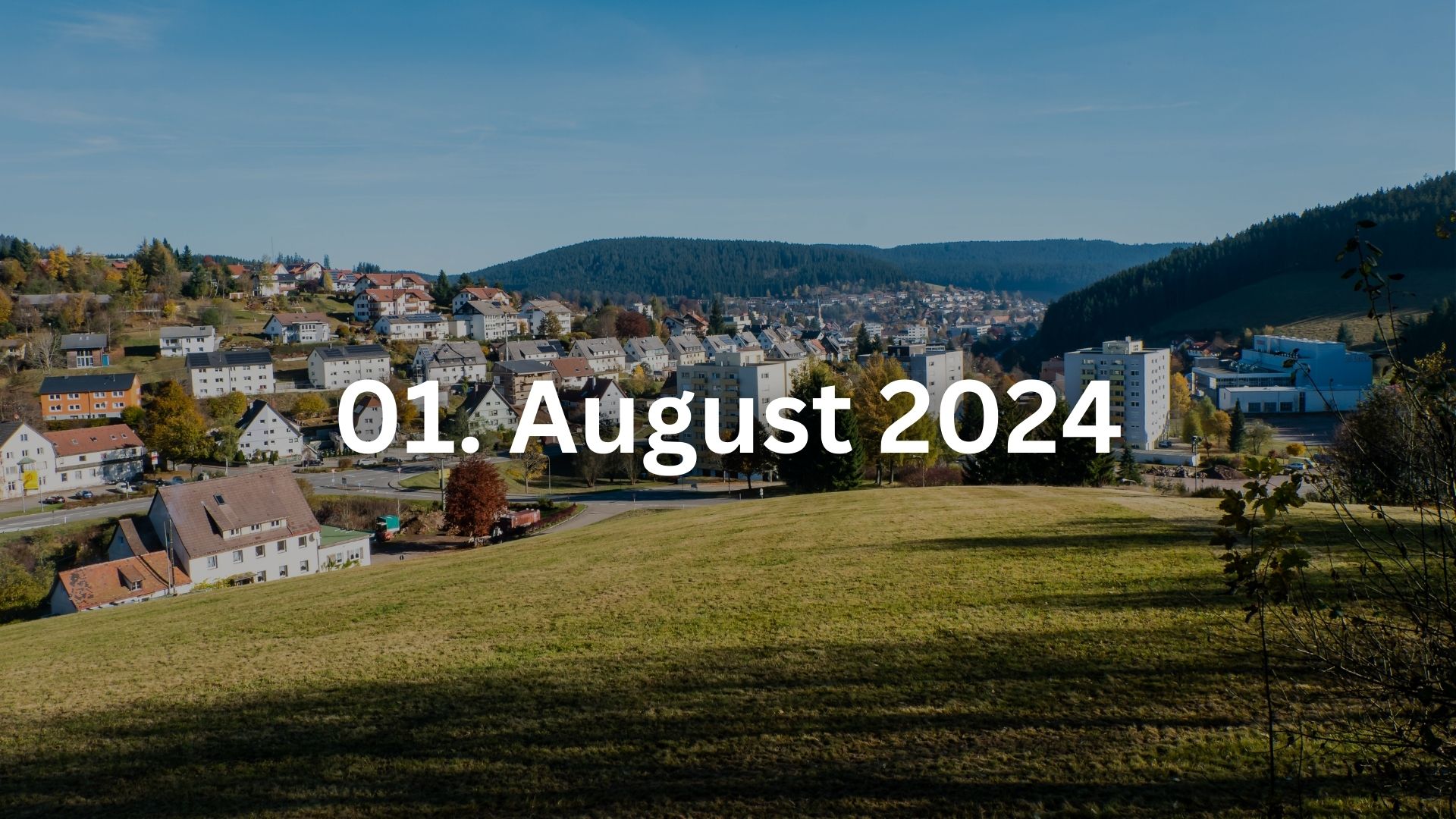 Bild von Furtwangen mit dem Datum 01. August 2024